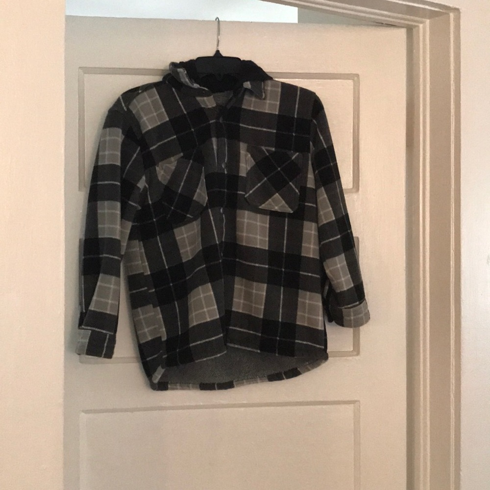 Lined Fleece jacket with hood